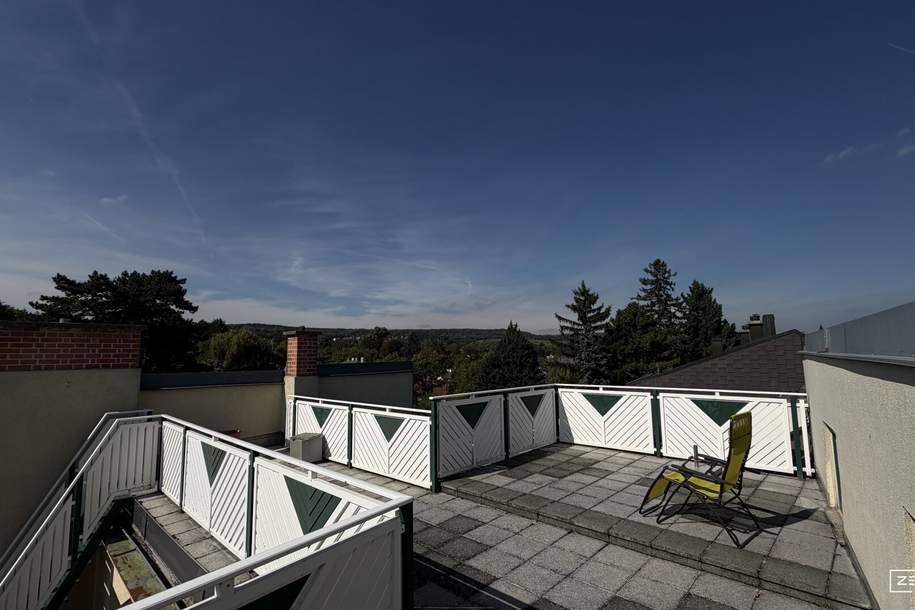 Dachgeschoss-Villenetage in Bestlage Mauer – Großzügiges Wohnen mit spektakulärer Terrasse | ZELLMANN IMMOBILIEN, Wohnung-kauf, 650.000,€, 1230 Wien 23., Liesing