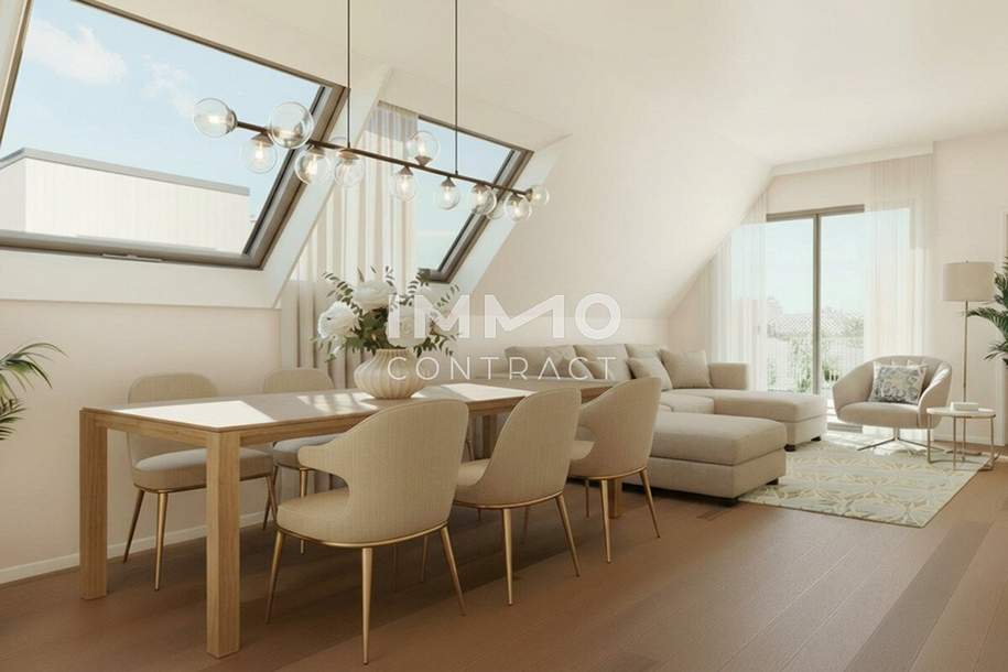 Provisionsfreie 2-Zimmer-Terrassenwohnung in Hofruhelage – Neubauprojekt Urban Bloom, Wohnung-kauf, 249.500,€, 1220 Wien 22., Donaustadt