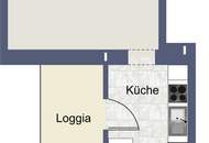 Neuwertige 1-Zimmer Wohnung mit Loggia