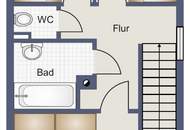 Reihenhaus mit Keller im Wohnungseigentum - 91m² auf 2 Ebenen, mit 3 Schlafzimmer, Wohnzimmer, Küche, Garten, Keller und Stellpatz!