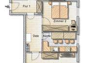 Helle 3 Zimmer Wohnung mit Balkon und Garage in ruhiger Lage in Fügen