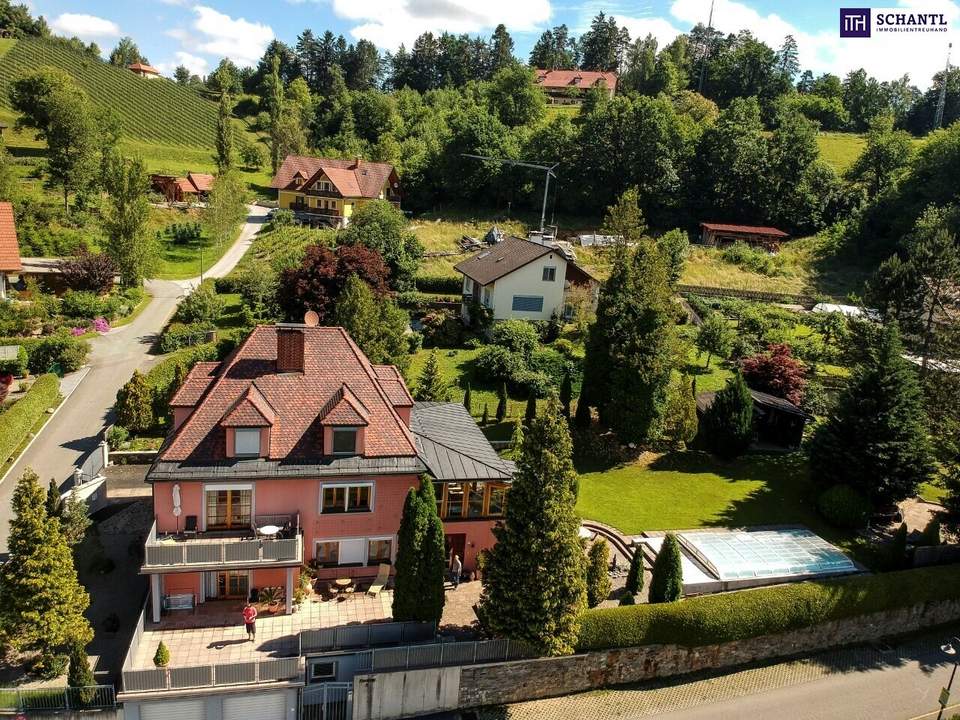 Exklusives Anwesen in Leutschach, Südsteiermark – Ihr Rückzugsort mit Charme, Komfort und unendlichen Möglichkeiten! Perfekt als Ordination/Büro &amp; exklusivem Wohnen nutzbar
