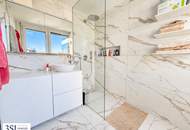 Lichtdurchflutete 3-Zimmer-Dachgeschoss-Maisonette mit großzügigen Terrassen &amp; Panoramablick nahe Alte Donau
