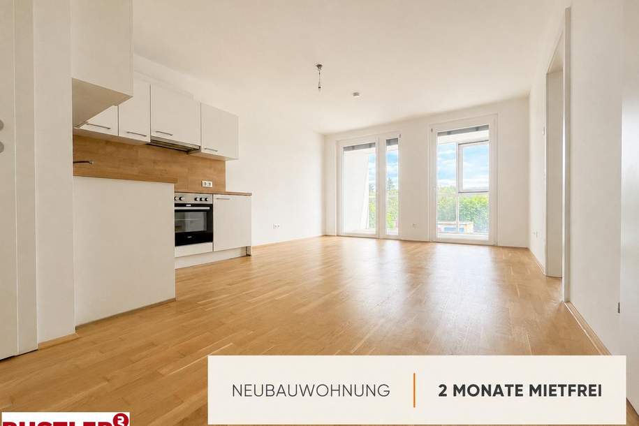 2 MONATE MIETFREI! 2-Zimmer-Wohnung mit sonnigem Balkon, Wohnung-miete, 646,61,€, 8020 Graz(Stadt)
