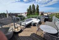 Exklusive Maisonette-Dachgeschosswohnung mit Donaublick // Exclusive duplex penthouse apartment with views of the Danube //