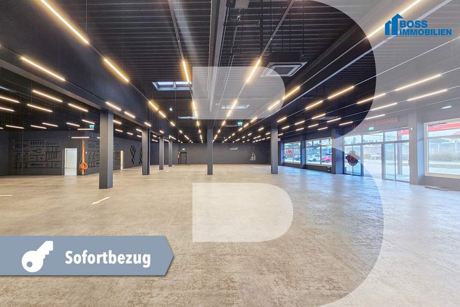 Modernisierte Gewerbefläche mit Top-Sichtbarkeit – vielseitig nutzbar, Gewerbeobjekt-miete, 9.173,00,€, 4050 Linz-Land