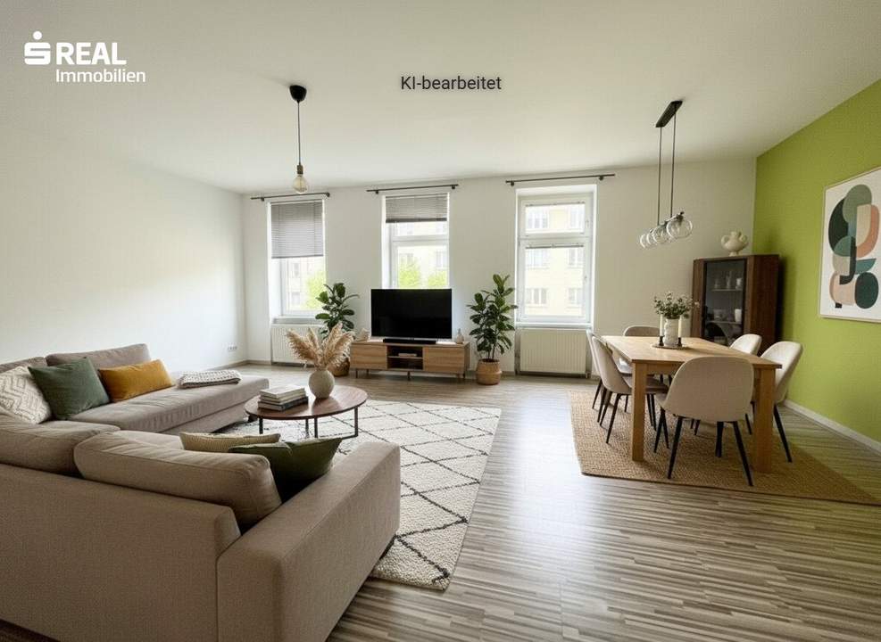 Sonnige 60m² Wohnung mit Einbauküche, Badewanne &amp; Lift