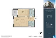 Wohntraum nahe dem Floridsdorfer Wasserpark - 2-Zimmer-Wohntraum mit Loggia!