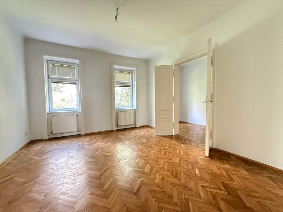 3,5 Zimmer mit großem Balkon warten auf Sie - Stilvolles Altbaujuwel in Bestlage von Währing!