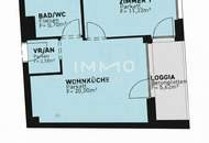 Ostseitige 2-Zimmer-Loggiawohnung – provisionsfreier Erstbezug nahe Alte Donau