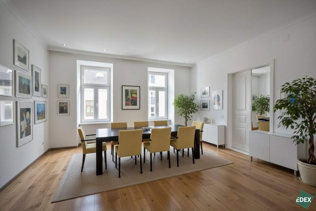 Charmante 5-Zimmer-Altbauwohnung nahe dem Schubertpark