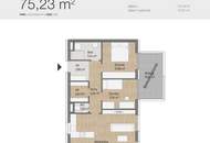 Neubaujuwel in Eggenberg – Helle 75m² Wohnung mit großzügigem Sonnenbalkon! Nur noch wenige verfügbar!