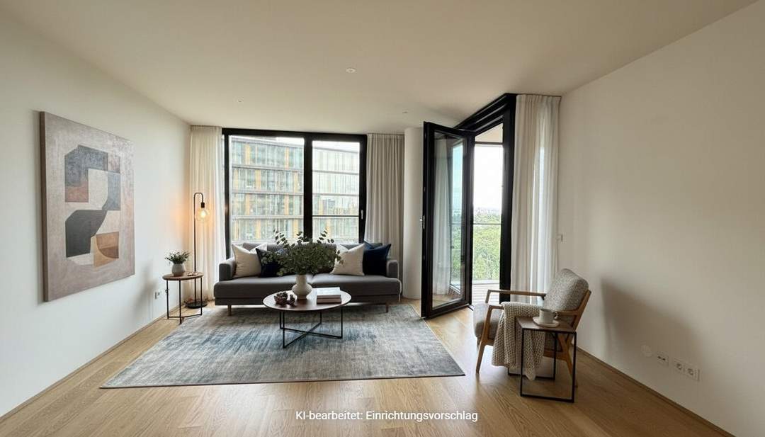 UNBEFRISTETE 3 Zimmer Neubau mit Loggia