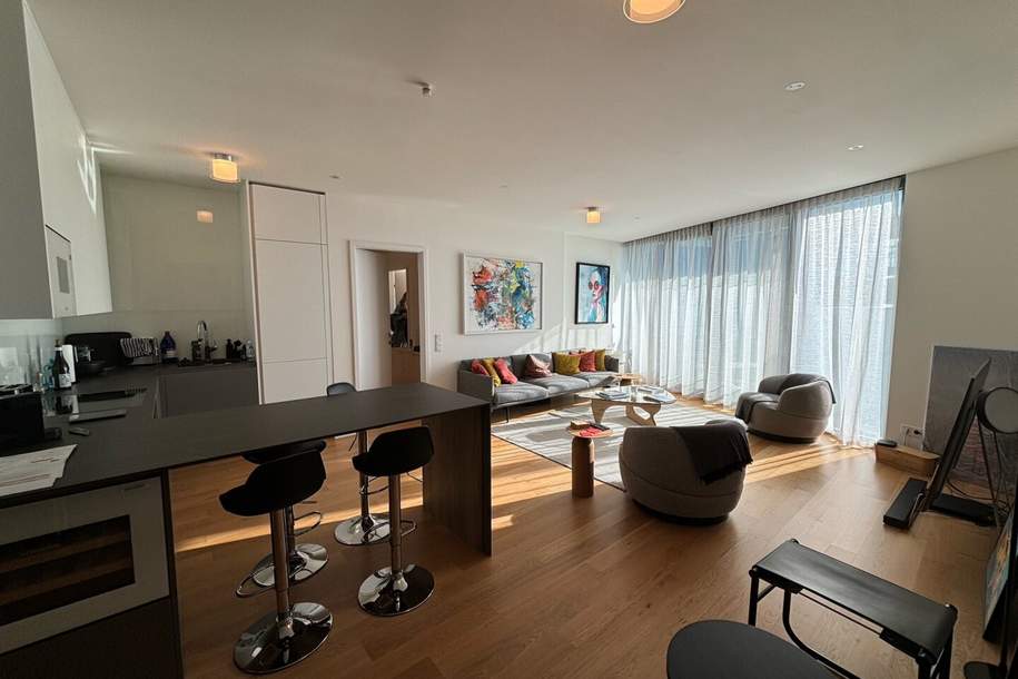 TOPMODERNES 3-ZIMMER EIGENTUM mit Balkon und Garagenplatz! Parkapartements Belvedere/Grenze zu 1030!, Wohnung-kauf, 800.000,€, 1100 Wien 10., Favoriten