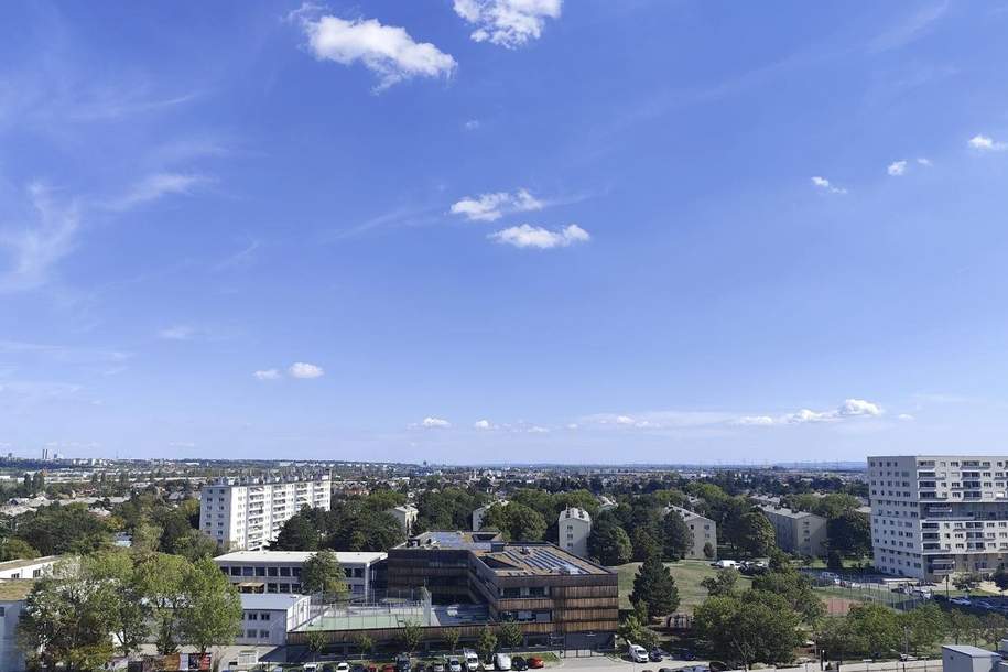 Mega-Aussicht! |10.-letzter Stock |1Min zu U6 |Kein Getrampel von oben! 2 Zim +22m2 Terrasse, Wohnung-kauf, 379.000,€, 1230 Wien 23., Liesing