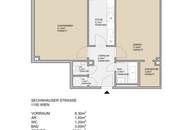 Nahe Schönbrunn! Hofseitige 2-Zimmer-Wohnung im 15. Bezirk zu vermieten!