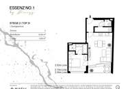 ESSENZ NO. 1 - Gut aufgeteilter Erstbezug (52 m²) im 1. DG mit wenig Schrägen | 6 m² Loggia, 2 Zimmer