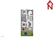 Tolles, räumlich gut eingeteiltes Reihenhaus mit Eigengarten, Dachterrasse und zwei Garagenplätzen.