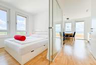 Möbliertes Apartment mit atemberaubendem Ausblick beim Naherholungsgebiet Wienerberg
