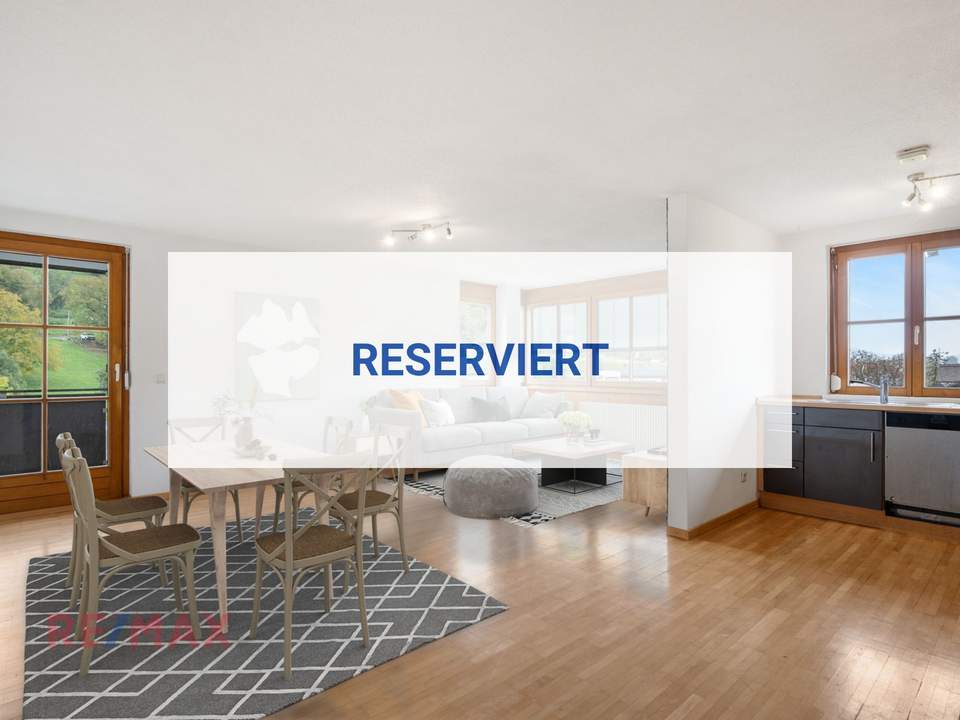 Lichtdurchflutete 3-Zimmer Wohnung in Weiler