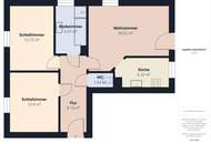 3 Zimmer Wohnung Möbliert Perfekt für Anleger