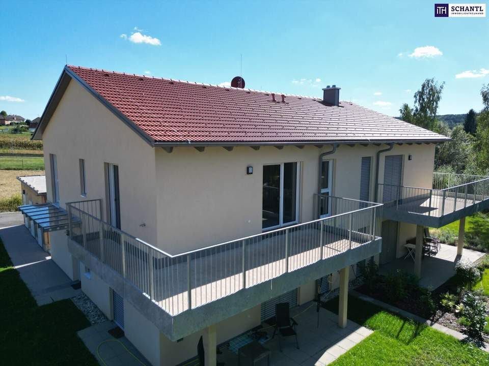 Großartiger 3-Zimmer ERSTBEZUG! 68,50 m² Wohnfläche & ca. 243 m² großer Garten mitten in der THERMENREGION! EINZIEHEN & WOHLFÜHLEN!