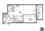 Ruhelage: Schöne 2-Zimmer-Wohnung mit Loggia in Augartennähe