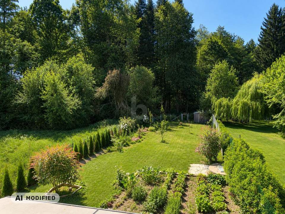 EXKLUSIVE DOPPELHAUSHÄLFTE AM WALDRAND ? MODERNES WOHNEN MIT TRAUMGARTEN