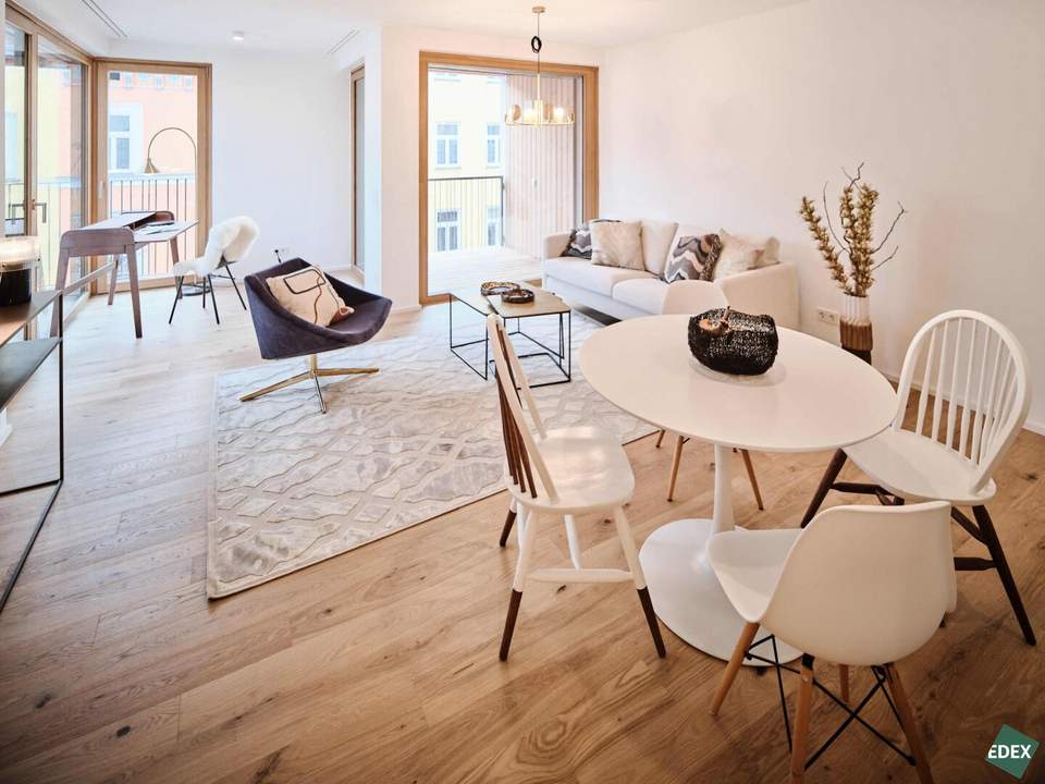 Apollogasse: Elegantes Wohnen mit Miele-Küche & sonniger Süd-Loggia