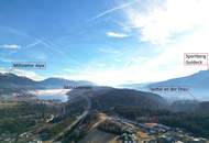 Sonniges Baugrundstück am Sonnenplateau mit Blick auf das Goldeck unweit des Millstättersees