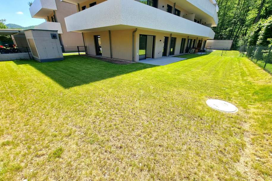 Das perfekte Familienparadies! Geniale Neubauwohnung mit WOW-Effekt! Riesiger Eigengarten und Terrasse + 4 Zimmer + Grün wohin das Auge reicht + Luftwärmepumpe!, Wohnung-kauf, 511.750,€, 2391 Mödling