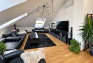 Weitläufige Dachgeschosswohnung mit Terrasse und Fernblick in Baden