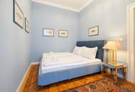 Wohnung mit touristischer Widmung nahe Schloss Schönbrunn | Prunkvolles 4-Zimmer Altbauapartment mit Loggia I 360° Rundgang