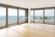 Exklusive 120m² Luxuswohnung mit 20m² Balkon &amp; atemberaubendem Kahlenberg-Blick im 45. Stock