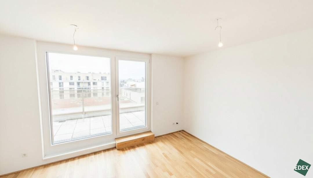 Charmante 3-Zimmer Wohnung mit großer Terrasse nahe U1 Kagraner Platz