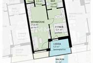 Neuzustand! 2-Zi Erstbezugswohnung mit Balkon, Tiefgarage &amp; U-Bahn Nähe in 1220 Wien!