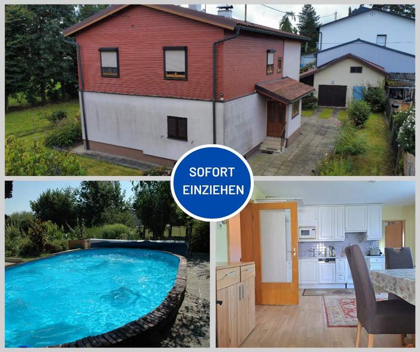 Solides Wohnhaus mit Nebengebäude und Pool in Kallham