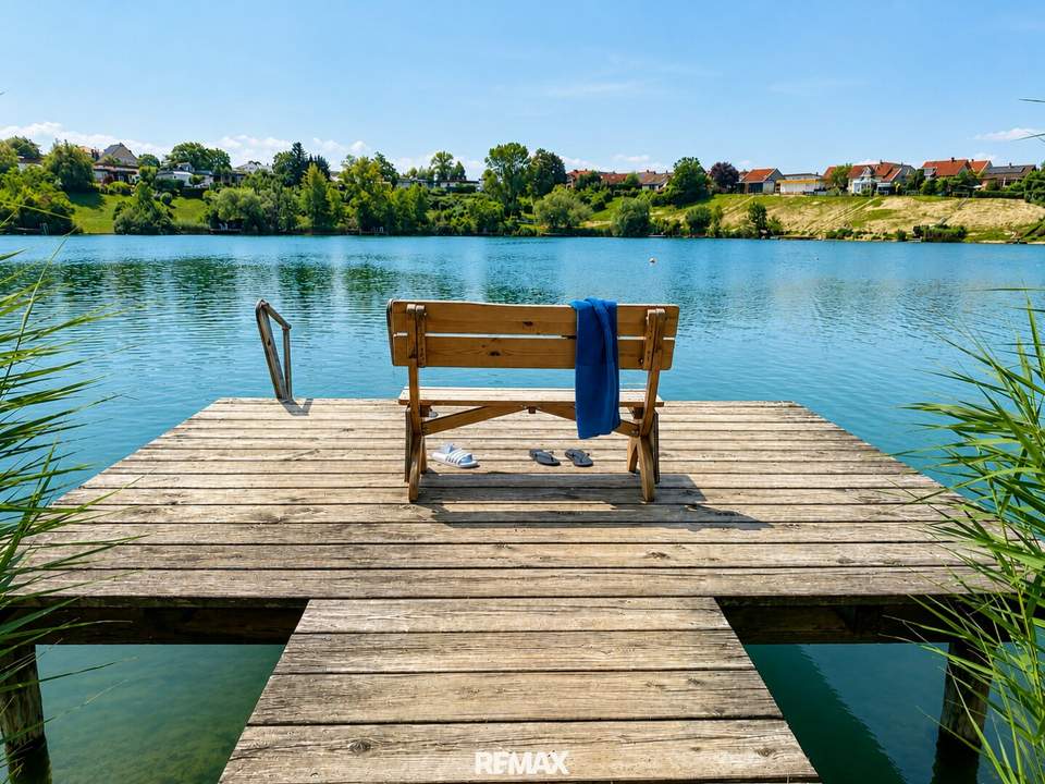 Seeparadies – voll ausgestattetes Mobilheim auf ca. 120 m² Grundstück, Garten, Terrasse / Superädifikat