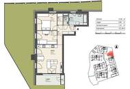 Erstbezug : Neubau : 3-Zimmer-Wohnung : Loggia : Garten