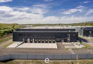 Neubau-Logistikhalle im Norden Wiens an der A22