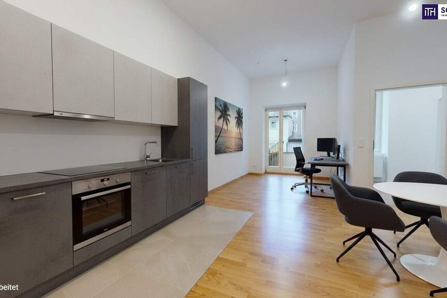 NEUER PREIS: Die seltene Mischung: Parkblick, Ruhe & Top-Sanierung im Altbau, Wohnung-kauf, 219.000,€, 8020 Graz(Stadt)