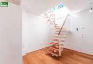 Maisonette mit Flair: Hochwertige Wohnung mit großzügiger Freiflächen! Einbauküche und Klimaanlage inklusive!