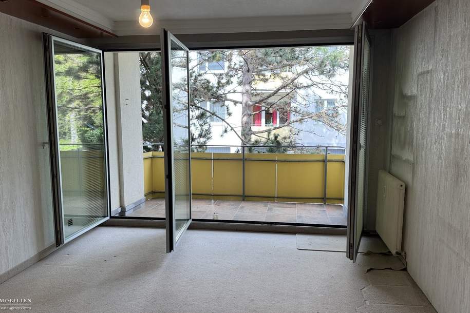 Sanierungsbedürftige 3-Zi-Wohnung mit Loggia &amp; Stellplatz in 1130 Wien um 299.000 €, Wohnung-legalform.mietkauf, 299.000,€, 1130 Wien 13., Hietzing