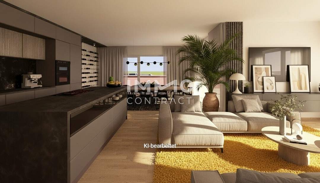 Sonnendurchflutete 3 Zi-Wohnung in den STADTTERRASSEN PEUERBACH - provisionsfrei! ** JETZT FRÜHKÄUFER-RABATT!**