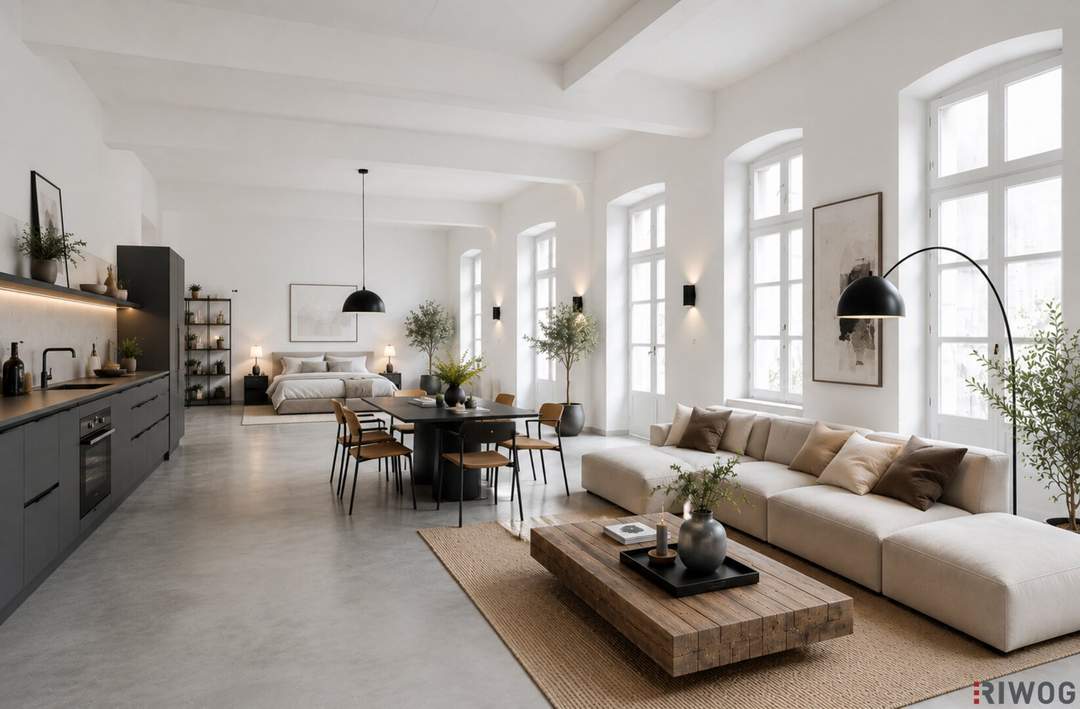 GARTEN-LOFT mit toller Raumhöhe und großem Garten/Terrasse, komplett Sanierungsbedürftig!