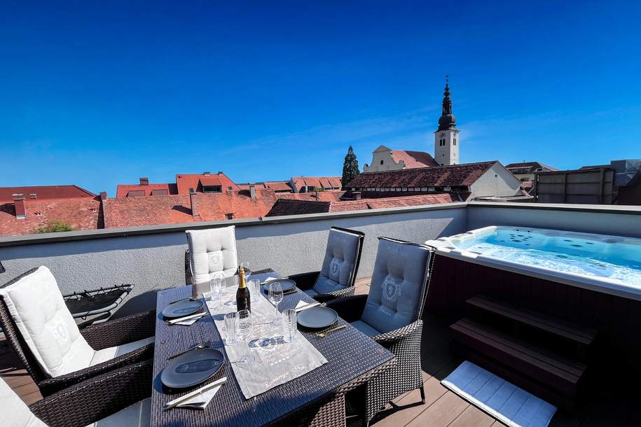 Innenstadt-Haus Fürstenfeld Thermenregion inkl. Dachterrasse - Familien Penthouse (Provisionsfrei), Haus-kauf, 489.000,€, 8280 Hartberg-Fürstenfeld