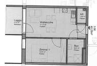 Günstige Neubauwohnung mit großer Süd-Loggia (5,73m²) nahe Akademiepark