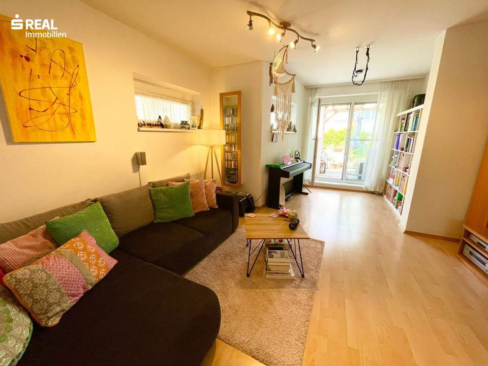 Gut aufgeteilte 3-Zimmer Gartenwohnung mit Tiefgaragenplatz in toller Lage