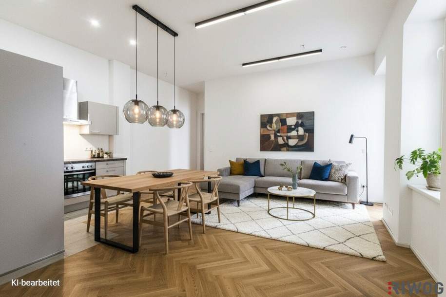 ALTBAU-BALKONWOHNUNG in HOF-RUHELAGE | MODERN SANIERT | Ca. 2 Min. zur U4 SCHÖNBRUNN | Ca. 15 Min. in den 1. Bezirk, Wohnung-kauf, 445.000,€, 1150 Wien 15., Rudolfsheim-Fünfhaus