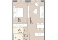 ERSTBEZUG: Traumhafte 2-Zimmer Wohnung mit großem Balkon und Fernblick | GRÜNBLICK |